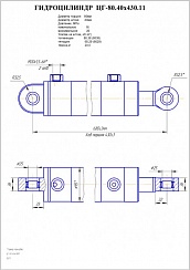 Гидроцилиндр ЦГ-80.40х430.11
