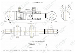 ГИДРОЦИЛИНДР РАБОЧЕГО ОРГАНА ЦГ-80.50Х1200.22