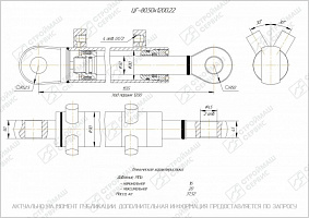 ГИДРОЦИЛИНДР РАБОЧЕГО ОРГАНА ЦГ-80.50Х1200.22