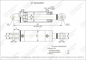 ГИДРОЦИЛИНДР РАБОЧЕГО ОРГАНА ЦГ-100.56Х200.05