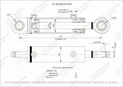 ГИДРОЦИЛИНДР РАБОЧЕГО ОРГАНА ЦГ-80.40Х630.11-06