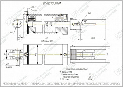 ГИДРОЦИЛИНДР РАБОЧЕГО ОРГАНА ЦГ-125.40Х305.01