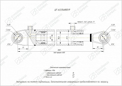 ГИДРОЦИЛИНДР РАБОЧЕГО ОРГАНА ЦГ-63.35Х800.11