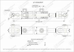 ГИДРОЦИЛИНДР РАБОЧЕГО ОРГАНА ЦГ-50.30Х205.01