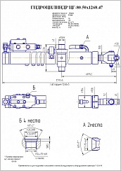 Гидроцилиндр ЦГ-80.50х1268.47