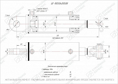 ГИДРОЦИЛИНДР РАБОЧЕГО ОРГАНА ЦГ-100.50Х200.08