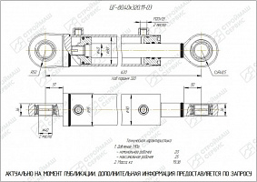 ГИДРОЦИЛИНДР РАБОЧЕГО ОРГАНА ЦГ-80.40Х320.11-03