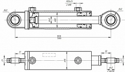ГИДРОЦИЛИНДР РАБОЧЕГО ОРГАНА ЦП-50.40Х500.11-01