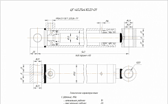 ГИДРОЦИЛИНДР РАБОЧЕГО ОРГАНА ЦП-40.25Х410.22