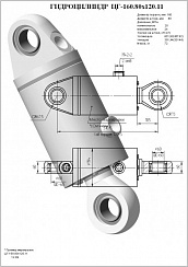 Гидроцилиндр ЦГ-160.80х120.11