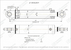 ГИДРОЦИЛИНДР РАБОЧЕГО ОРГАНА ЦГ-100.50Х200.11