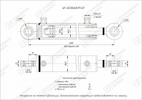 ГИДРОЦИЛИНДР РАБОЧЕГО ОРГАНА ЦГ-50.30Х630.11-03