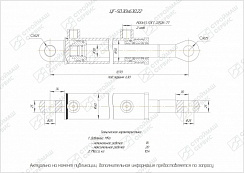 ГИДРОЦИЛИНДР РАБОЧЕГО ОРГАНА ЦГ-50.30Х630.22