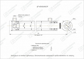 ГИДРОЦИЛИНДР РАБОЧЕГО ОРГАНА ЦГ-60.40Х340.31