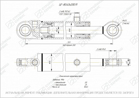 ГИДРОЦИЛИНДР РАБОЧЕГО ОРГАНА ЦГ-80.40Х200.11
