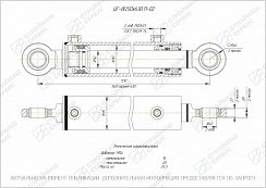 ГИДРОЦИЛИНДР РАБОЧЕГО ОРГАНА ЦГ-80.50Х630.11-02