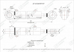ГИДРОЦИЛИНДР РАБОЧЕГО ОРГАНА ЦГ-63.40Х690.11-01