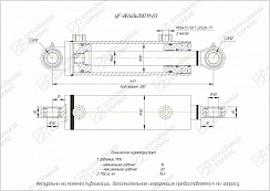 ГИДРОЦИЛИНДР РАБОЧЕГО ОРГАНА ЦГ-80.40Х200.11-03