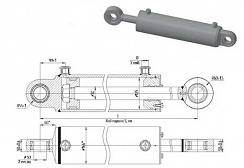 ГИДРОЦИЛИНДР ДЛЯ КОМПЛЕКТАЦИИ МС 125/50Х400-4.11 (797)