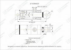 ГИДРОЦИЛИНДР РАБОЧЕГО ОРГАНА ЦГ-50.30Х60.22