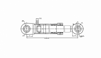 ГИДРОЦИЛИНДР РАБОЧЕГО ОРГАНА ЦП-50.40Х500.11
